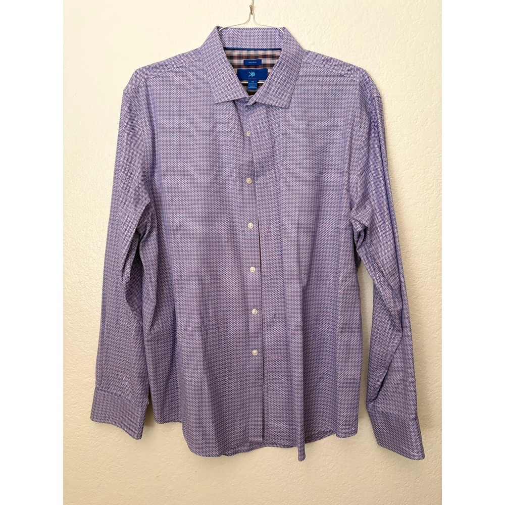 Egara Non Iron Button Down Long Sleeve Shirt Preppy Career Business‎ Classic XL